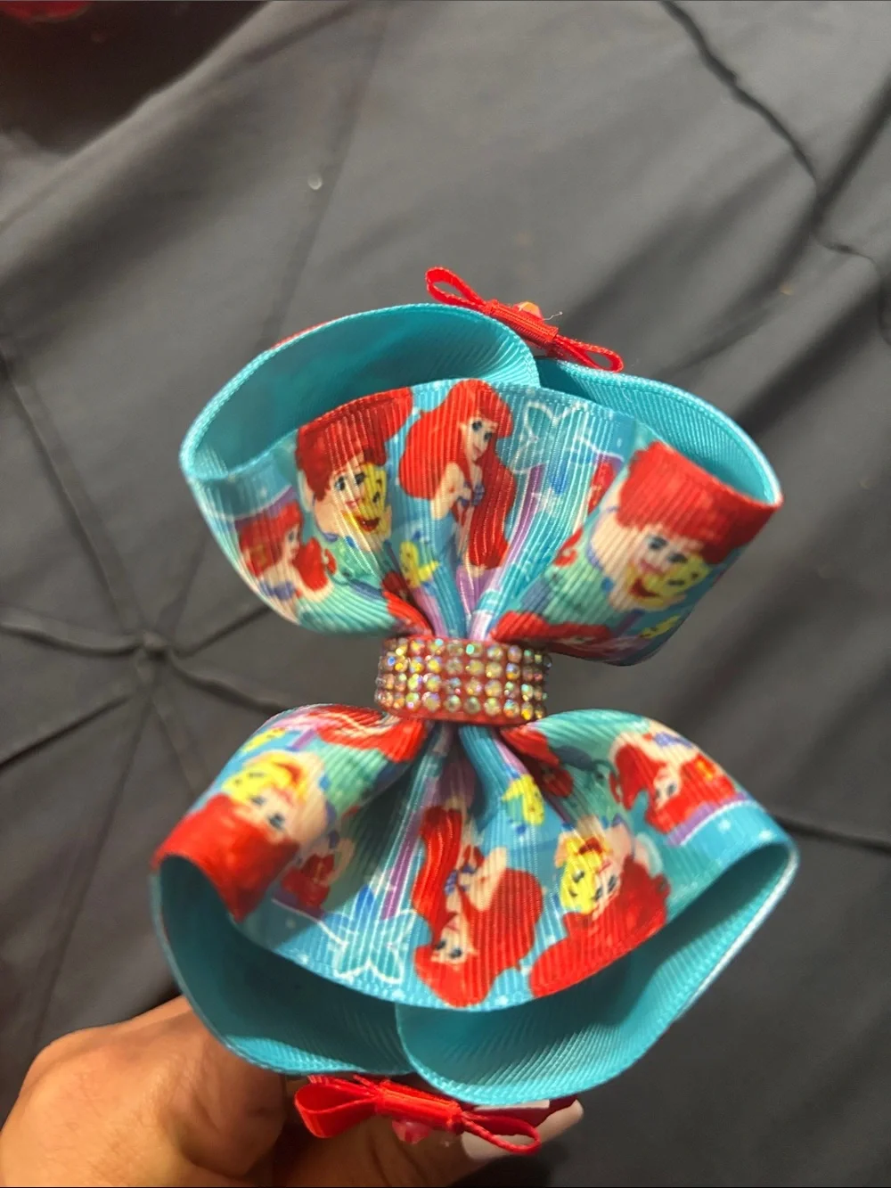 Ariel The Little Mermaid Red Kids Headband with Character Bow